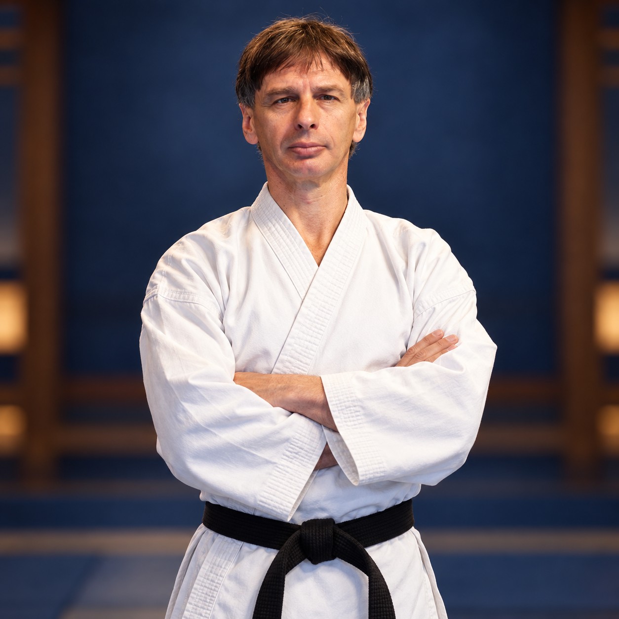 Sensei Paul Chelemen — centură neagră 4 DAN Karate Shotokan, fondatorul clubului Aka Shiro Kai Brașov
